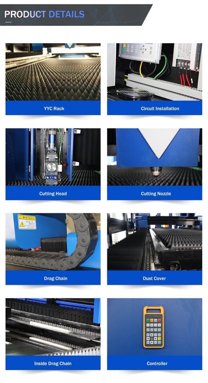 1000w 1500w 2000w 3000w Fiber Laser Cutting Machine For Metal Iron Carbon Cutting Mesin Pemotong Laser Gentian 1000w 1500w 2000w 3000w Untuk Pemotongan Karbon Besi Logam