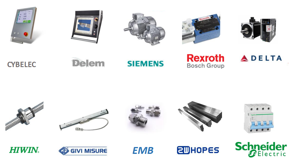 160t-4000 4-axis Cnc Hydraulic Bending Machine Press Brake Brek Tekan Mesin Lentur Hidraulik 160t-4000 4 paksi Cnc