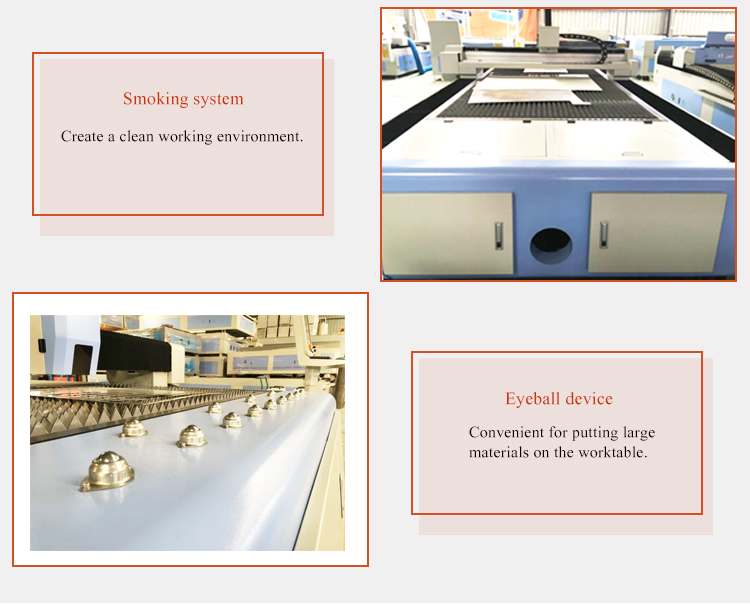 3015 Raycus 1000w / 1500w / 2000w Mesin Pemotong Laser Gentian Harga Terbaik