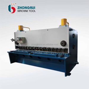 E21 82500 Hydraulic Cnc Guillotine Shearing Machine Plat Keluli Kepingan Logam Memotong