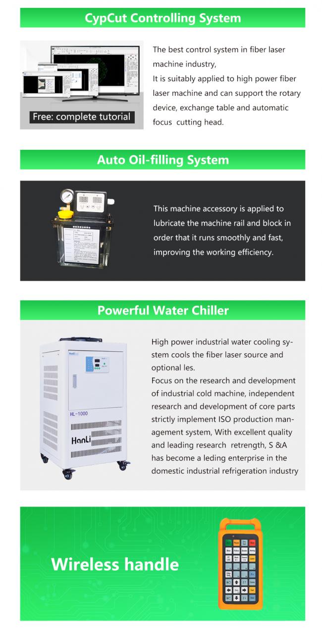 Carbon Iron Aluminum Metal Stainless Steel Cnc Fiber Laser Cutting Machine Besi Karbon Aluminium Logam Keluli Tahan Karat Mesin Pemotong Laser Gentian Cnc