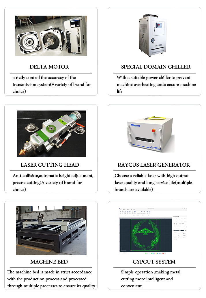 High Power Precision 1000w 1500w 2000w China Fiber Laser Cutting Machine Ketepatan Kuasa Tinggi 1000w 1500w 2000w Mesin Pemotong Laser Gentian China