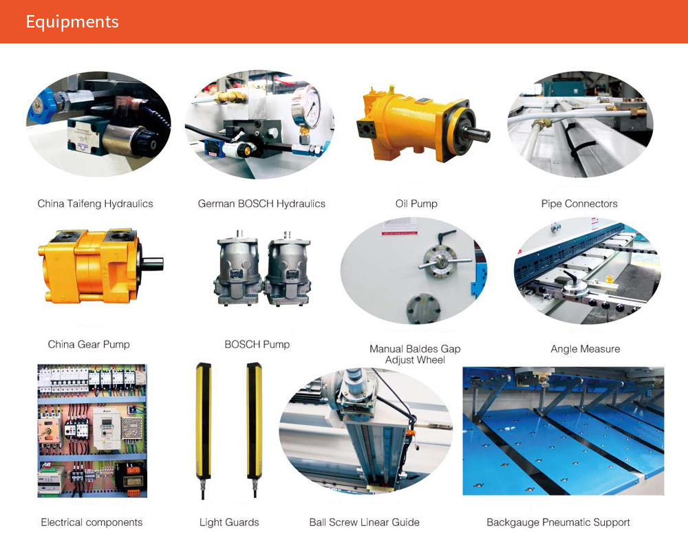 QC11K 10 12 16 mm 3200 4000mm Metal Guillotine Shear CNC Guillotine Shearing Machine QC11K 10 12 16 mm 3200 4000mm Mesin Gunting Guillotin Logam Ricih Guillotin CNC